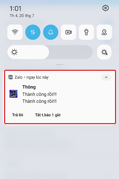 Cách xem trước tin nhắn Zalo trên điện thoại
