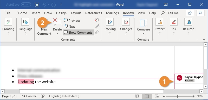 Cách sử dụng ghi chú (comment) trong Word ai cũng nên biết (5)