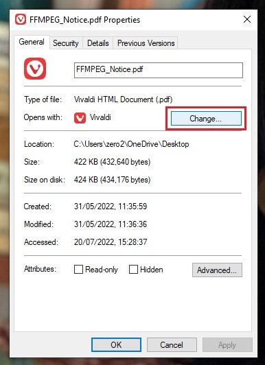 Sử dụng Word làm phần mềm mở file PDF mặc định