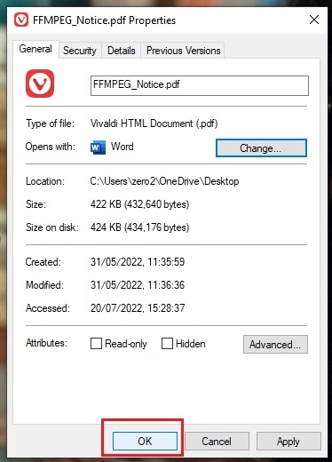 Sử dụng Word làm phần mềm mở file PDF mặc định