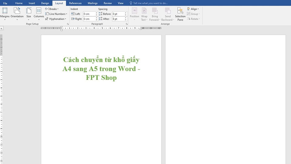 Chuyển khổ giấy từ A4 sang A5 - Ảnh 06 Chuyển khổ giấy từ A4 sang A5 - Ảnh 06