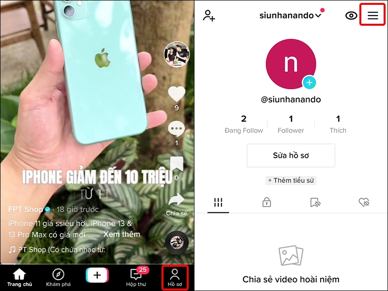 Cách thay đổi mật khẩu tài khoản TikTok