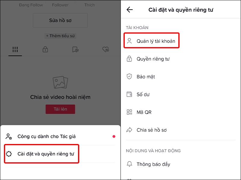 Cách thay đổi mật khẩu tài khoản TikTok