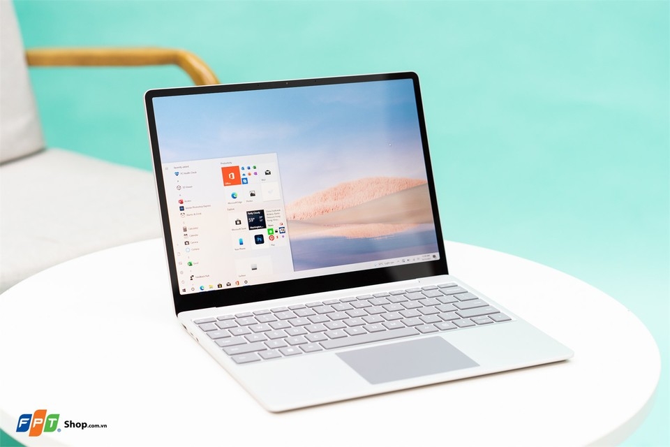 Laptop dưới 20 triệu tốt nhất 2022 - Surface Laptop Go i5