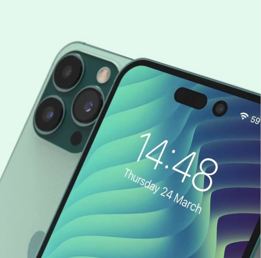 Diện mạo iPhone 14 Pro Max màu xanh đẹp mắt