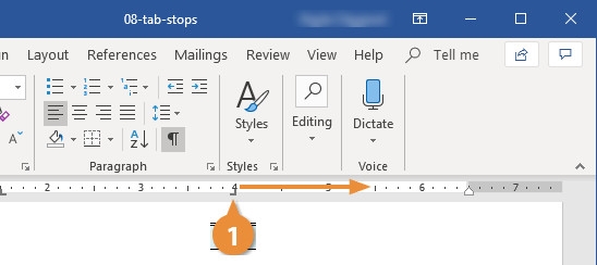 Hướng dẫn cài đặt và sử dụng Tab trong Word (7)