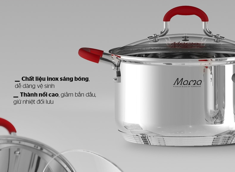 Bộ nồi Sunhouse có chất lượng đi kèm giá thành xứng đáng