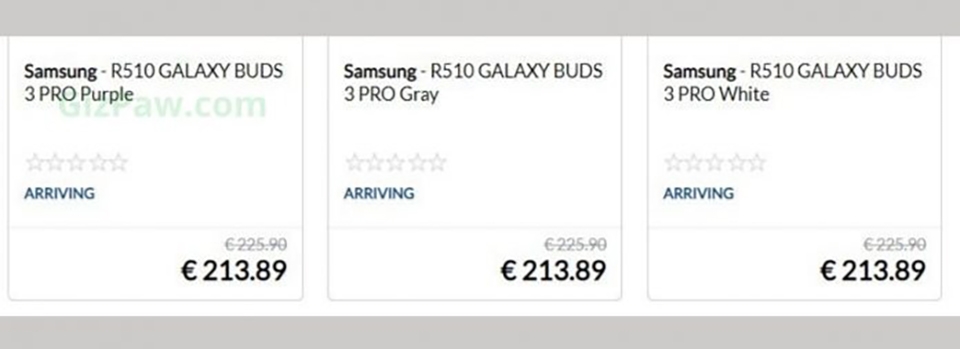 Giá bán Galaxy Buds 3 Pro