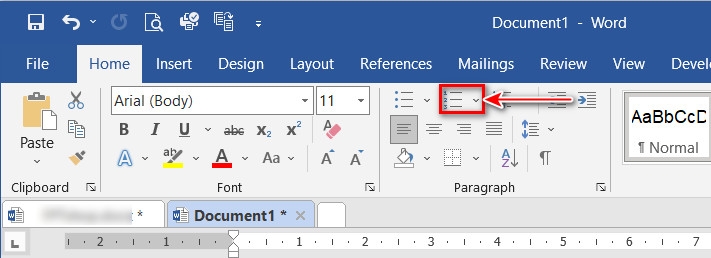 Hướng dẫn cách chèn dấu đầu dòng trong Word (2)