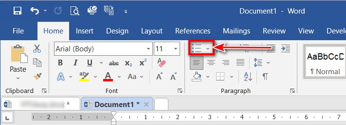 Hướng dẫn cách chèn dấu đầu dòng trong Word (4)