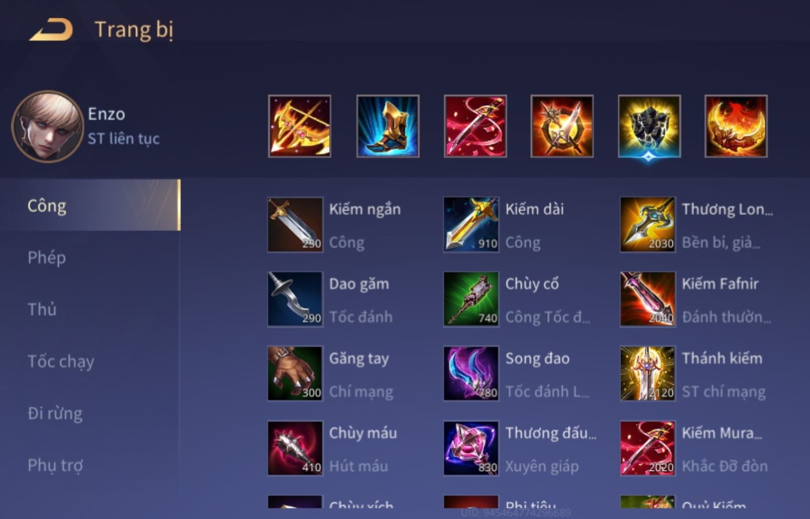 Hướng dẫn chơi Enzo cho người mới bắt đầu cực chuẩn, giúp nâng cao kỹ năng nhanh chóng