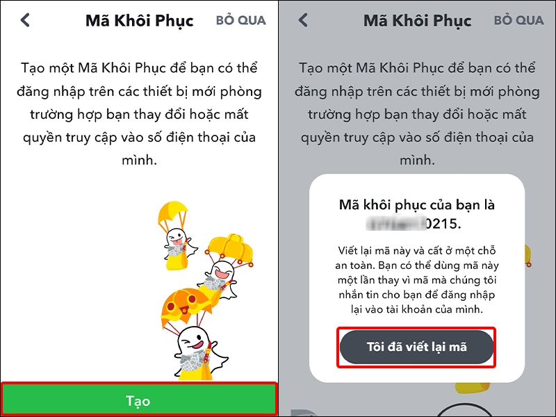 Cách bật xác thực hai lớp trên Snapchat