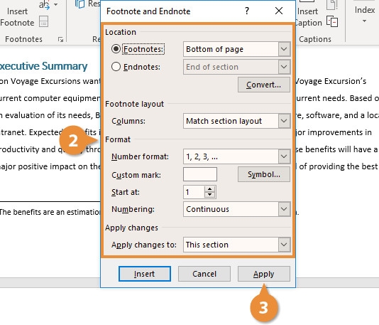 Hướng dẫn cách thêm chú thích Footnote và Endnote trong Word (4)