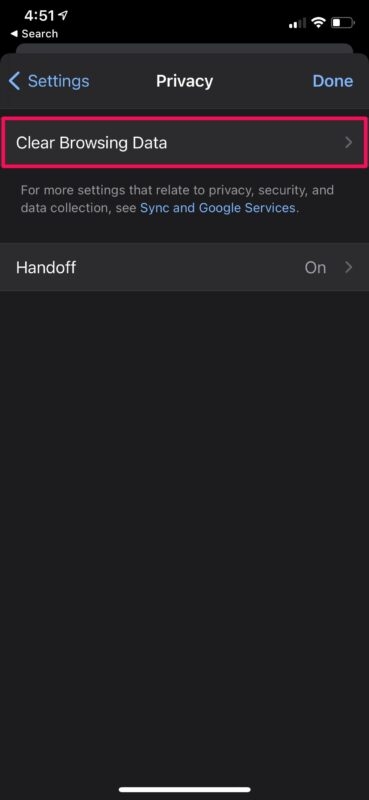 Xóa bộ nhớ đệm của trình duyệt web Google Chrome