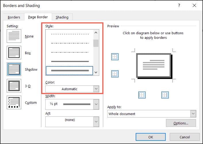 Hướng dẫn chèn khung, viền trang trí cho Word (3)