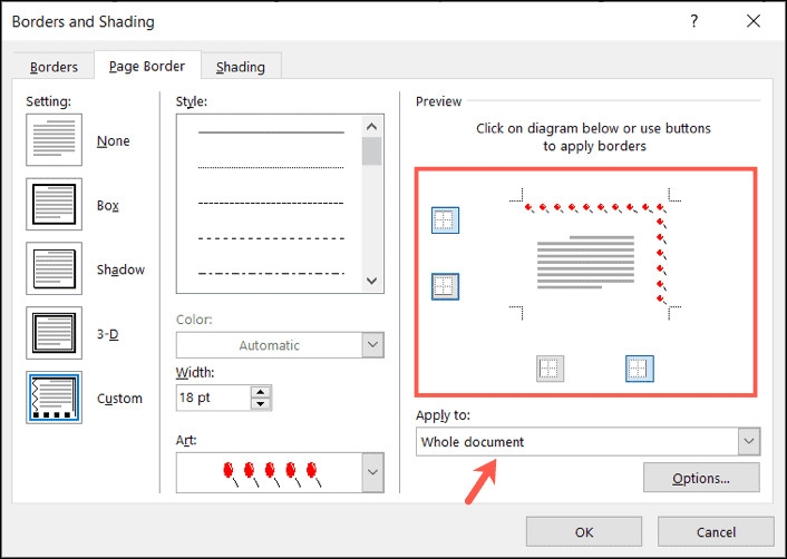 Hướng dẫn chèn khung, viền trang trí cho Word (6)