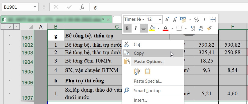 Hướng dẫn chèn bảng dữ liệu vào thư Gmail (1)