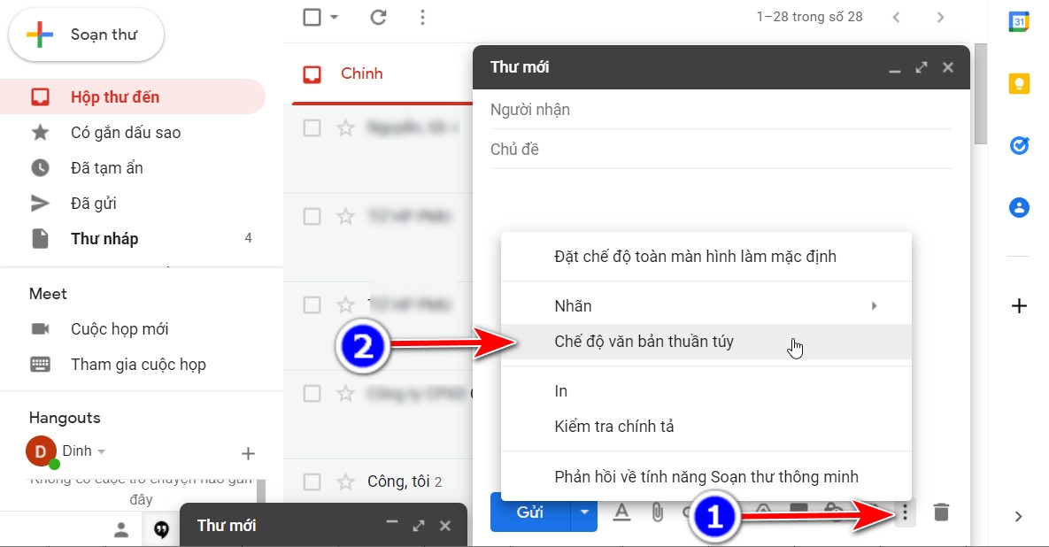 Hướng dẫn chèn bảng dữ liệu vào thư Gmail (6)
