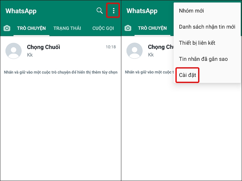 Hướng dẫn chia sẻ cuộc trò chuyện WhatsApp sang Zalo