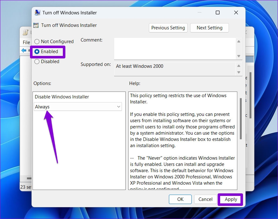 Hướng dẫn chặn người khác cài đặt phần mềm trên Windows 11 (5)