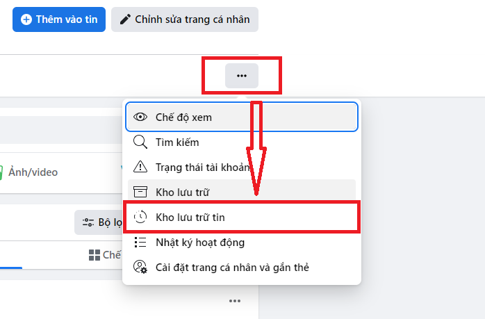 Cách xem lại story trên Facebook đã đăng từ trước 3