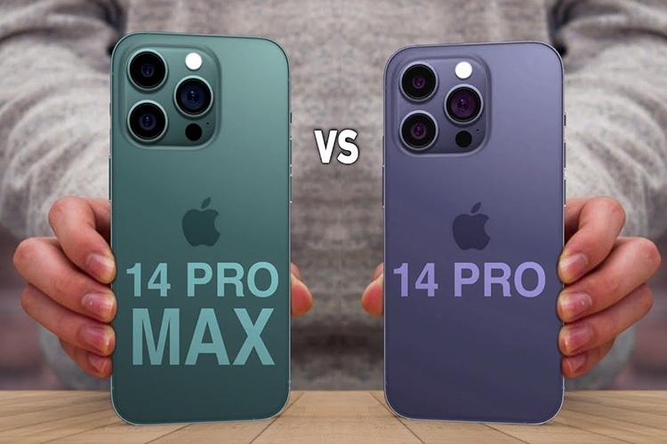 so sánh iPhone 14 Pro và iPhone 14 Pro Max