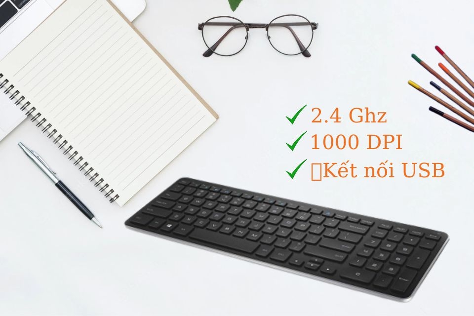 Bàn phím không dây Dell KM714