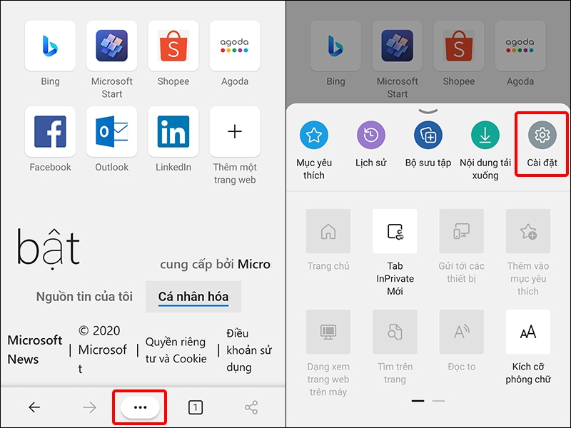 Cách nhập mật khẩu Microsoft Edge từ trình duyệt Chrome trên điện thoại