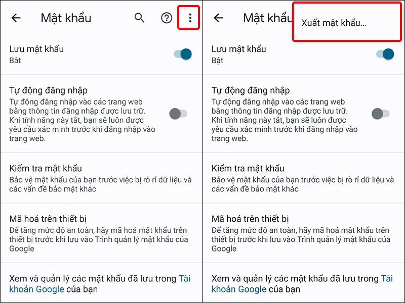Cách nhập mật khẩu Microsoft Edge từ trình duyệt Chrome trên điện thoại
