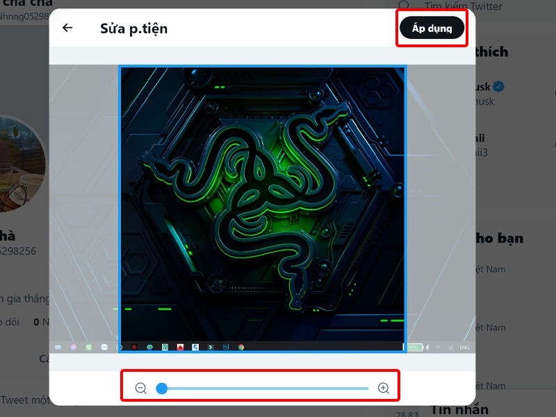 Cách thay đổi ảnh đại diện Twitter trên máy tính