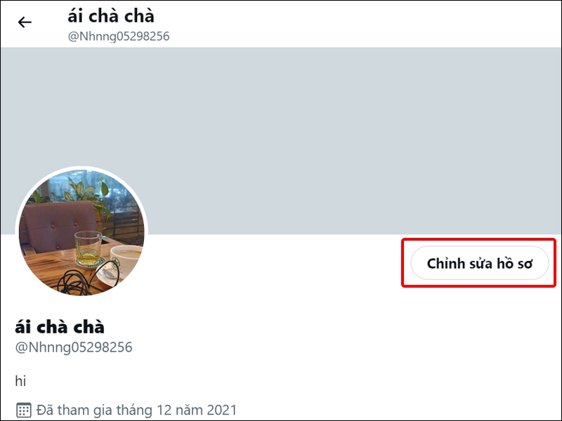 Cách thay đổi ảnh đại diện Twitter trên máy tính