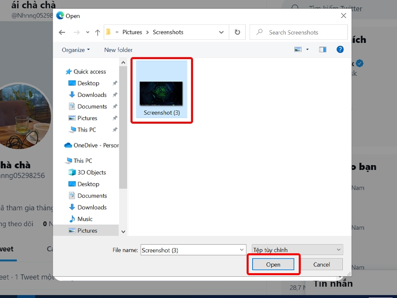 Cách thay đổi ảnh đại diện Twitter trên máy tính