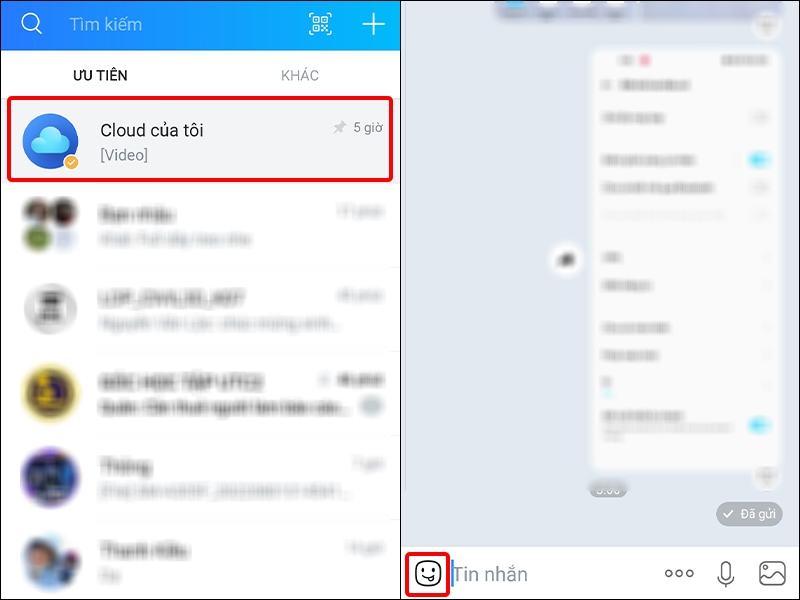 Cách gửi Sticker Trung Thu trên ứng dụng Zalo