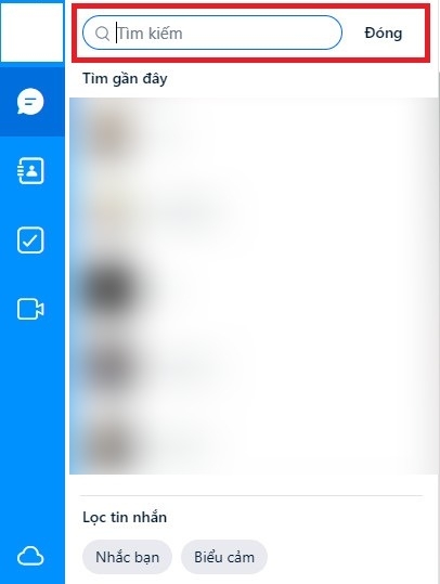 Cách xóa lịch sử tìm kiếm trên Zalo 4