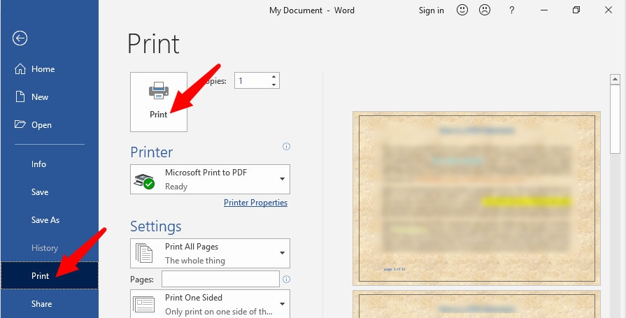 Mẹo hay để in tài liệu Word với màu nền hoặc hình ảnh (4)