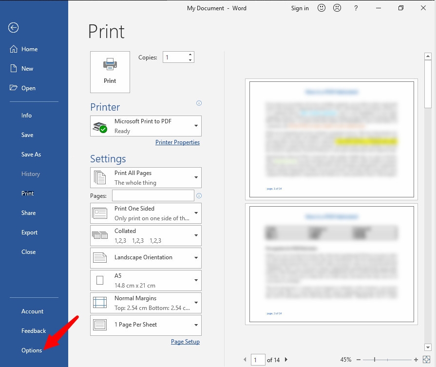 Mẹo hay để in tài liệu Word với màu nền hoặc hình ảnh (2)