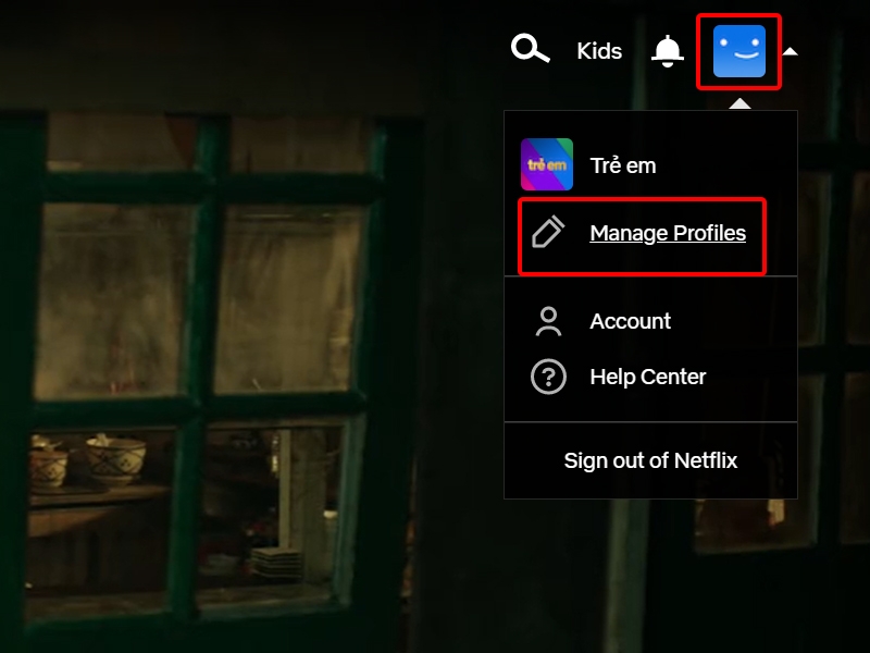 Cách thay đổi giao diện Netflix sang tiếng Việt bằng máy tính