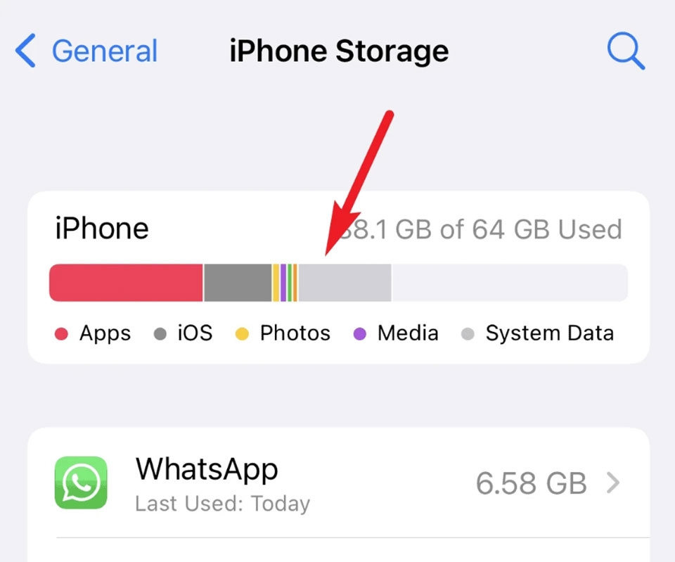 Xóa dữ liệu hệ thống trên iPhone - Ảnh 02 Xóa dữ liệu hệ thống trên iPhone - Ảnh 02