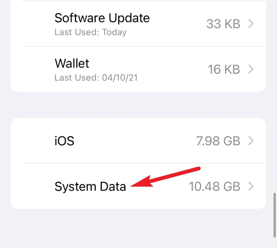 Xóa dữ liệu hệ thống trên iPhone - Ảnh 03 Xóa dữ liệu hệ thống trên iPhone - Ảnh 03