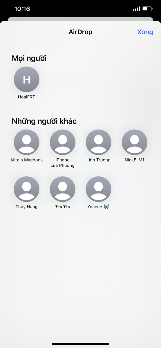 Cách đổi tên AirDrop