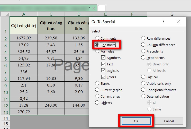 Bí quyết xóa nội dung trong Excel mà không xóa công thức (3)