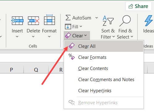 Bí quyết xóa nội dung trong Excel mà không xóa công thức (5)