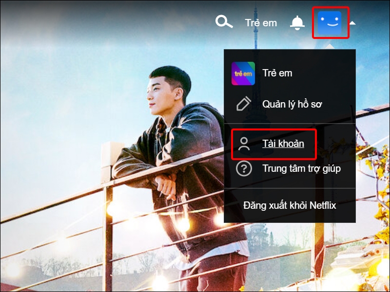Hướng dẫn thay đổi email trên Netflix bằng máy tính