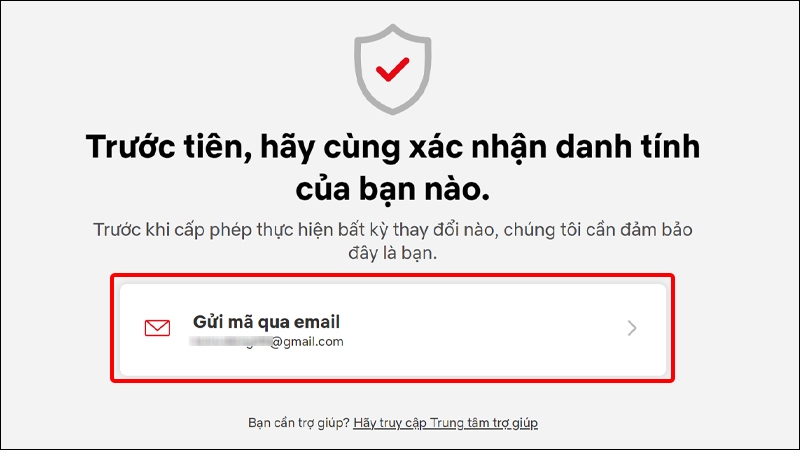 Hướng dẫn thay đổi email trên Netflix bằng máy tính