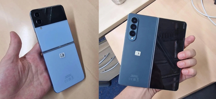 Ảnh rò rỉ Galaxy Z Fold4 và Z Flip4