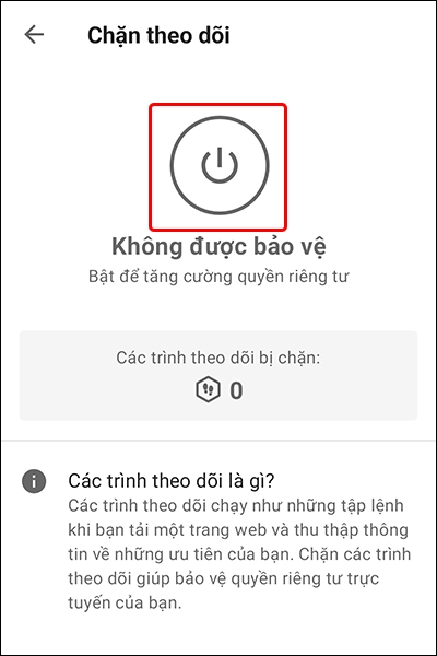 Cách kích hoạt tính năng chặn theo dõi trên Opera