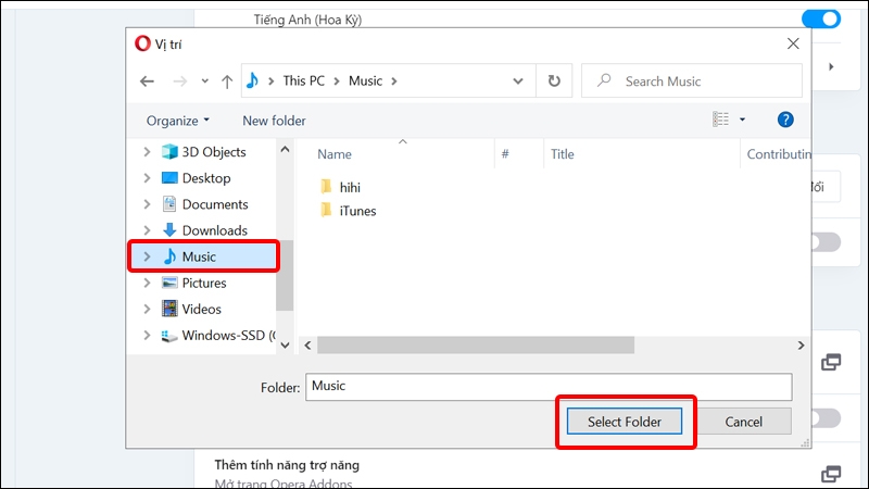 Cách thay đổi vị trí tải xuống trên trình duyệt Opera bằng điện thoại
