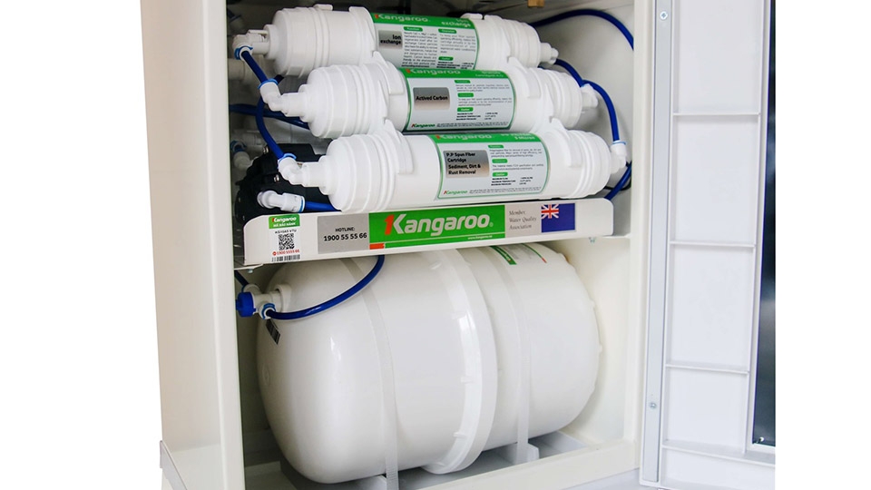 Máy lọc nước nóng lạnh RO Hydrogen Kangaroo 10 lõi KG10A5 VTU - hình 2