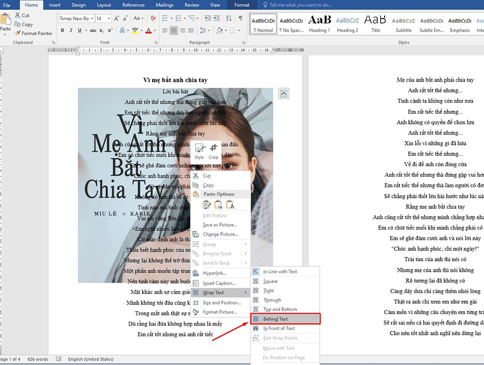 Tạo hình nền trong Word - Ảnh 07
