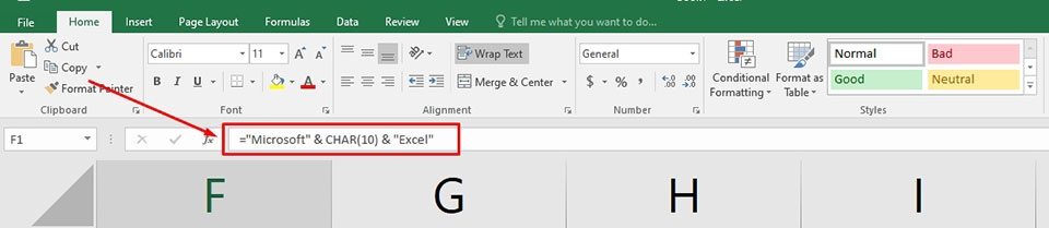 Cách sử dụng hàm CHAR trong Excel - Ảnh 08